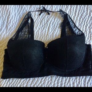 Smart & Sexy Black Lace Bra 44D